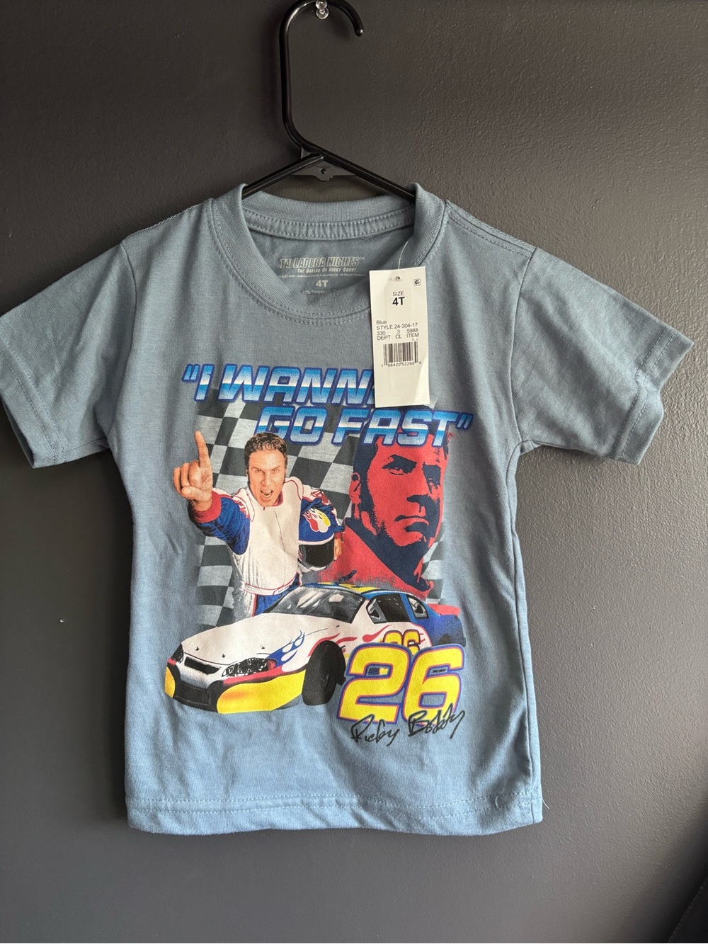 Kid’s Talladega Nights T-Shirt NWT